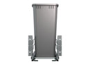 REV A SHELF : Steel Bottom Mount Pullout Waste Container for Full-Height Cabinets w/ Soft-Close