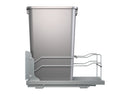 REV A SHELF : Steel Bottom Mount Pullout Waste Container for Full-Height Cabinets w/ Soft-Close