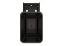 REV A SHELF : Steel Single Black 50 Qt. Bottom Mount Pullout Waste Container w/ Soft-Close for 15" Base Cabinets