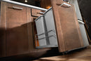 REV A SHELF : Steel Bottom Mount Double Pullout Waste Container w/ Soft-Close