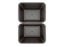 REV A SHELF : Steel Bottom Mount Double Pullout Waste Container for Full-Height Cabinets w/ Soft-Close