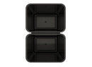 REV A SHELF : Steel Double Black 50 Qt. Bottom Mount Pullout Waste Container w/ Soft-Close for 21" Base Cabinets