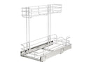 REV A SHELF : Two-Tier Undersink Steel Wire Pullout Organizer