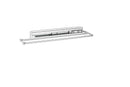 REV A SHELF : Chrome Undersink 2-Prong Pullout Dish Towel Bar