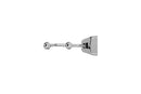 REV A SHELF : Chrome Undersink 2-Prong Pullout Dish Towel Bar