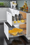 REV A SHELF : 21" Steel Pullout Organizer w/ Soft-Close for Base Cabinets