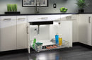 REV A SHELF : 30" Steel Undersink U-Shape Pullout Organizer w/ Soft-Close