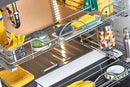 REV A SHELF : 33" Steel Undersink U-Shape Pullout Organizer w/ Soft-Close