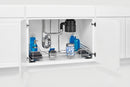 REV A SHELF : 33" Steel Undersink U-Shape Pullout Organizer w/ Soft-Close