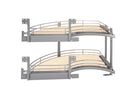 REV A SHELF : Contemporary Curve Pullout Organizer for Left Opening/Blind Right Corner Cabinet