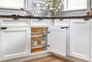 REV A SHELF : Two-Tier Maple Solid Bottom Girasolo for Left Opening/Blind Right Corner Cabinet - 15" Opening