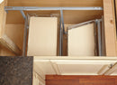 REV A SHELF : Sliding Solid Surface 4-shelf Right Opening/Blind Left Corner Cabinet Organizer