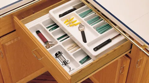 REV A SHELF Polystyrene Trim to Fit Glossy Utensils Tray Insert