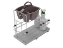 REV A SHELF : Undersink Pullout Cleaning Organizer w/ Soft-Close