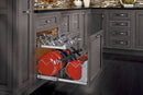 REV A SHELF : Two-Tier Steel Wire Pullout Cookware Cabinet Organizer