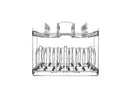 REV A SHELF : Two-Tier Steel Wire Pullout Cookware Cabinet Organizer