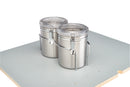 REV A SHELF : Drop-In Chrome Canisters for Rev-A-Shelf® 4DPS Peg Boards