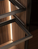 REV A SHELF : 31-1/2" - 42-1/4" Adjustable Rollout Edge Frame - 16" Depth