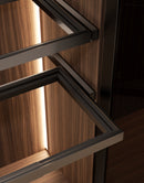 REV A SHELF : 31-1/2" - 42-1/4" Adjustable Rollout Edge Frame - 20" Depth