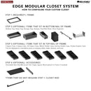REV A SHELF : Pocket Emptier Edge Case - 16" Depth