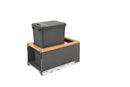 REV A SHELF : Legrabox Pullout Waste Container w/ Soft-Close