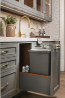 REV A SHELF : Legrabox Pullout Waste Container for Full-Height Cabinets w/ Soft-Close