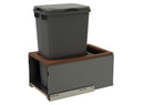 REV A SHELF : Legrabox Pullout Waste Container for Full-Height Cabinets w/ Soft-Close