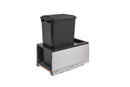REV A SHELF : Legrabox Pullout Waste Container for Full-Height Cabinets w/ Soft-Close