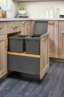 REV A SHELF : Legrabox Pullout Double Waste Container w/ Soft-Close