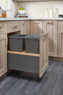 REV A SHELF : Legrabox Pullout Double Waste Container w/ Soft-Close