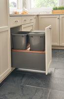 REV A SHELF : Legrabox Pullout Double Waste Container w/ Soft-Close