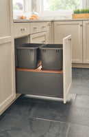 REV A SHELF : Legrabox Pullout Double Waste Container w/ Soft-Close