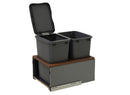 REV A SHELF : Legrabox Pullout Double Waste Container w/ Soft-Close