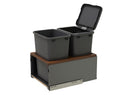 REV A SHELF : Legrabox Pullout Double Waste Container w/ Soft-Close