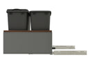 REV A SHELF : Legrabox Pullout Double Waste Container w/ Soft-Close