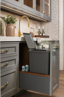 REV A SHELF : Legrabox Pullout Double Waste Container for Full-Height Cabinets w/ Soft-Close