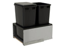 REV A SHELF : Legrabox Pullout Double Waste Container for Full-Height Cabinets w/ Soft-Close