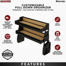 REV A SHELF : Customizable Pull-Down Shelving System for Wall Cabinets