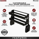 REV A SHELF : Customizable Pull Down Organizer for Wall Cabinets (No Shelf)