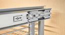 REV A SHELF : Steel Two-Tier Pullout Organizer for Blind Corner Cabinets w/ Soft-Close