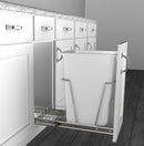 REV A SHELF : Adjustable Door Mount Bracket for Rev-A-Shelf® Pullout Waste Containers and Organizers