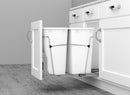 REV A SHELF : Adjustable Door Mount Bracket for Rev-A-Shelf® Pullout Waste Containers and Organizers