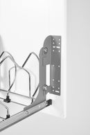 REV A SHELF : Adjustable Door Mount Bracket for Rev-A-Shelf® Pullout Waste Containers and Organizers