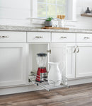 REV A SHELF : Single-Tier Bottom Mount Pullout Steel Wire Organizer
