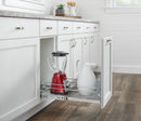 REV A SHELF : Single-Tier Bottom Mount Pullout Steel Wire Organizer