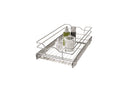 REV A SHELF : Single-Tier Bottom Mount Pullout Steel Wire Organizer