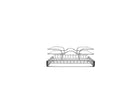 REV A SHELF : Single-Tier Bottom Mount Pullout Steel Wire Organizer