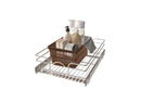 REV A SHELF : Single-Tier Bottom Mount Pullout Steel Wire Organizer