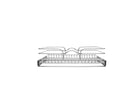 REV A SHELF : Single-Tier Bottom Mount Pullout Steel Wire Organizer