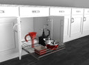 REV A SHELF : Single-Tier Bottom Mount Pullout Steel Wire Organizer